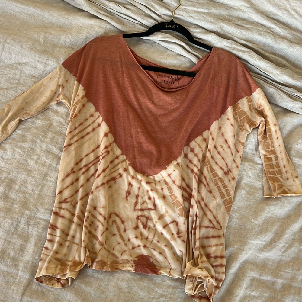 We The Free Coastal Oversized Tie Dye Tunic